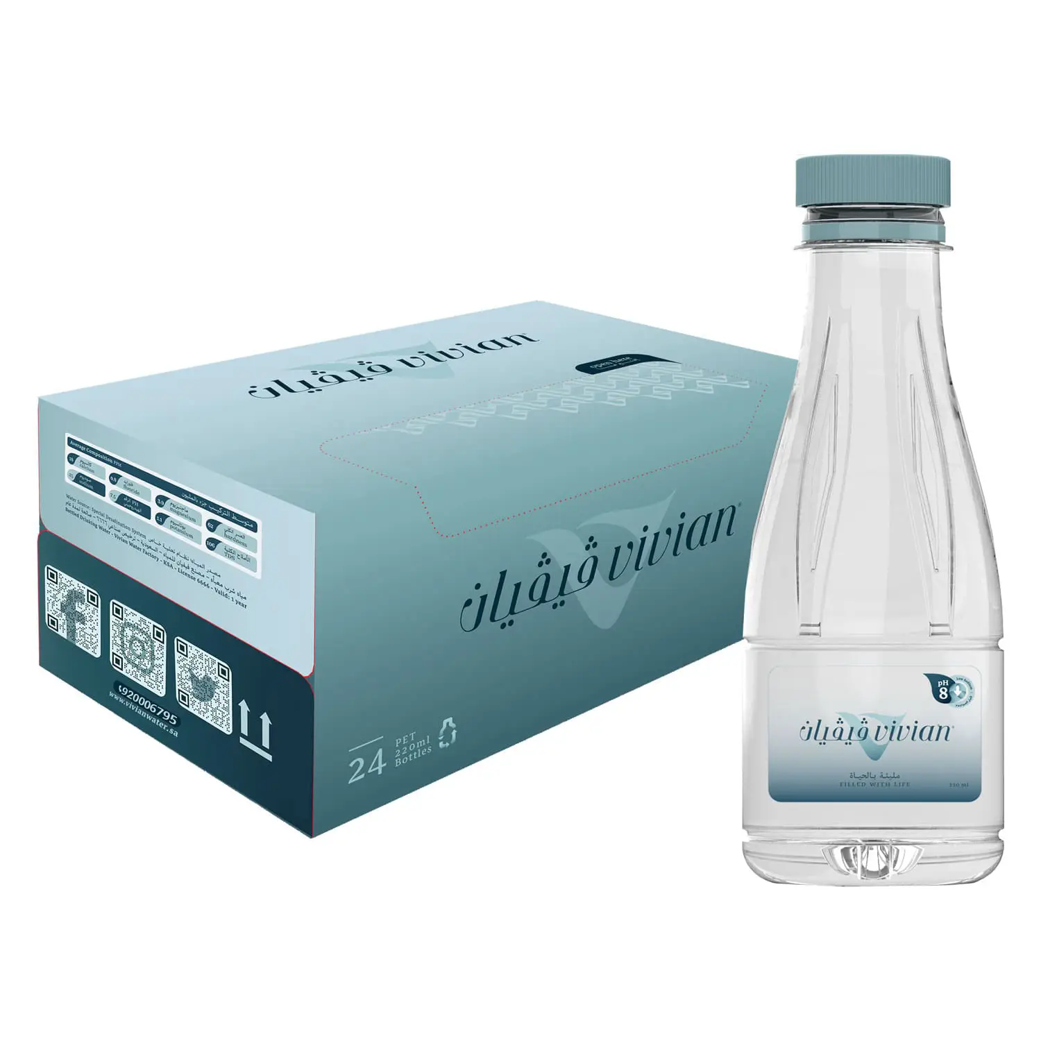 ففيان كرتون 220 مل – 48 عبوه